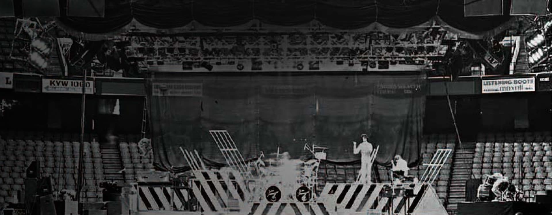 Live music concert with crowd